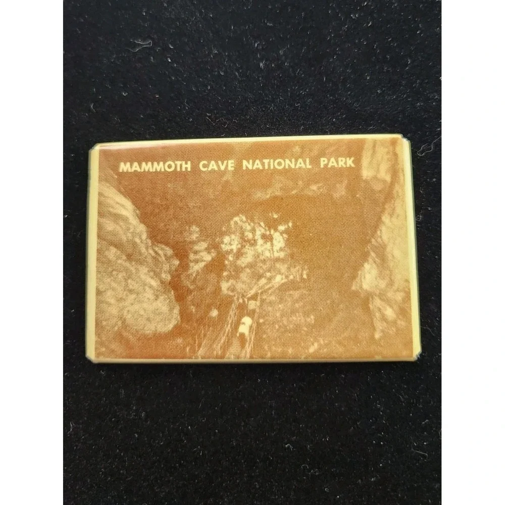 Vintage Mammoth Cave National Park Souvenir Safety Survival Mirror Signal Hiking
